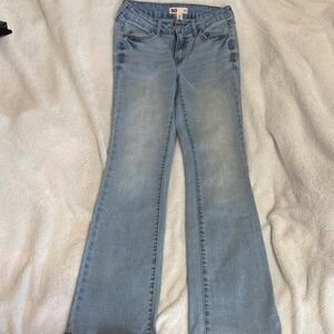 SO Women's Light Blue Boot Cut Jeans
